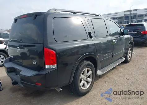 2008 Nissan Armada Se z USA, uszkodzony, nr VIN 5N1AA08D88N610084